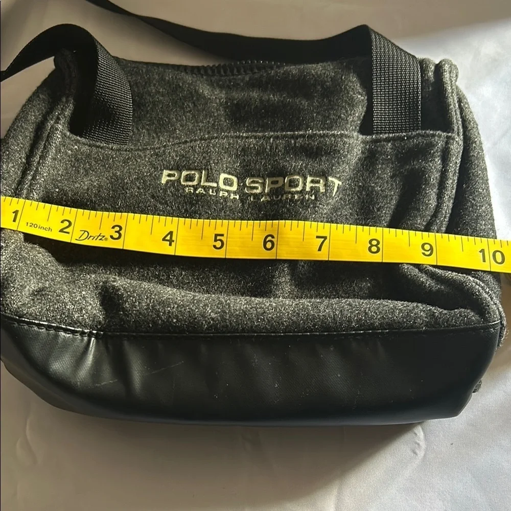 Polo by Ralph Lauren Black Messenger Bag Classic Design